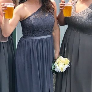 Grey Bridesmaid Dress